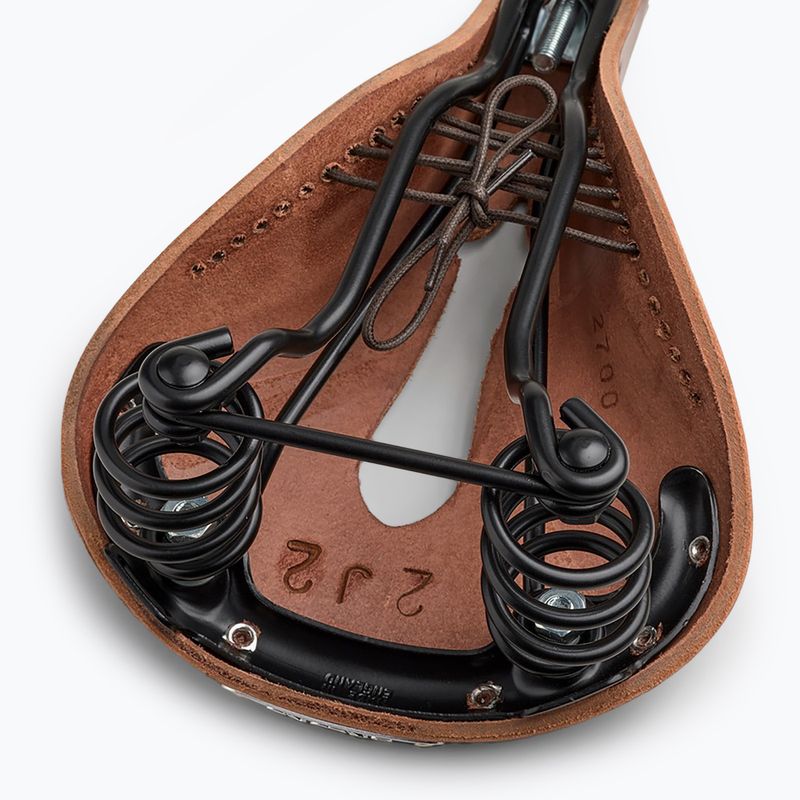 Brooks England Flyer Carved brown bicycle saddle 7