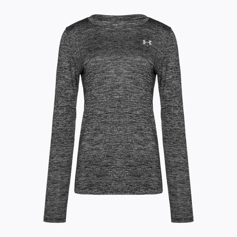 Women's Under Armour Tech Crew Twist training longsleeve black/metallic silver 4