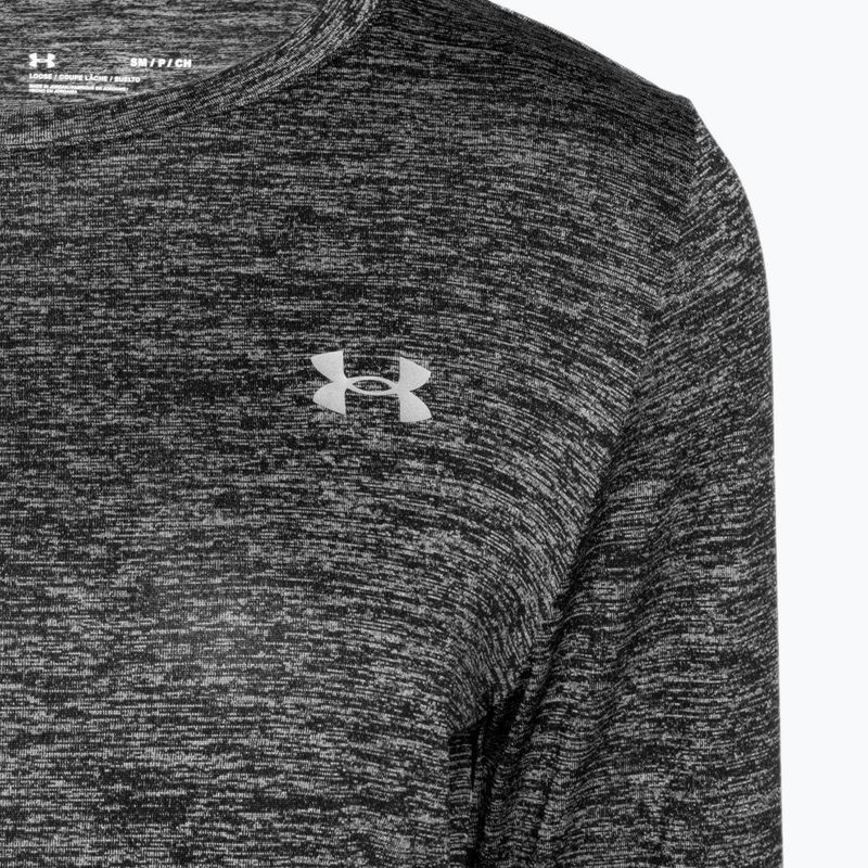 Women's Under Armour Tech Crew Twist training longsleeve black/metallic silver 6
