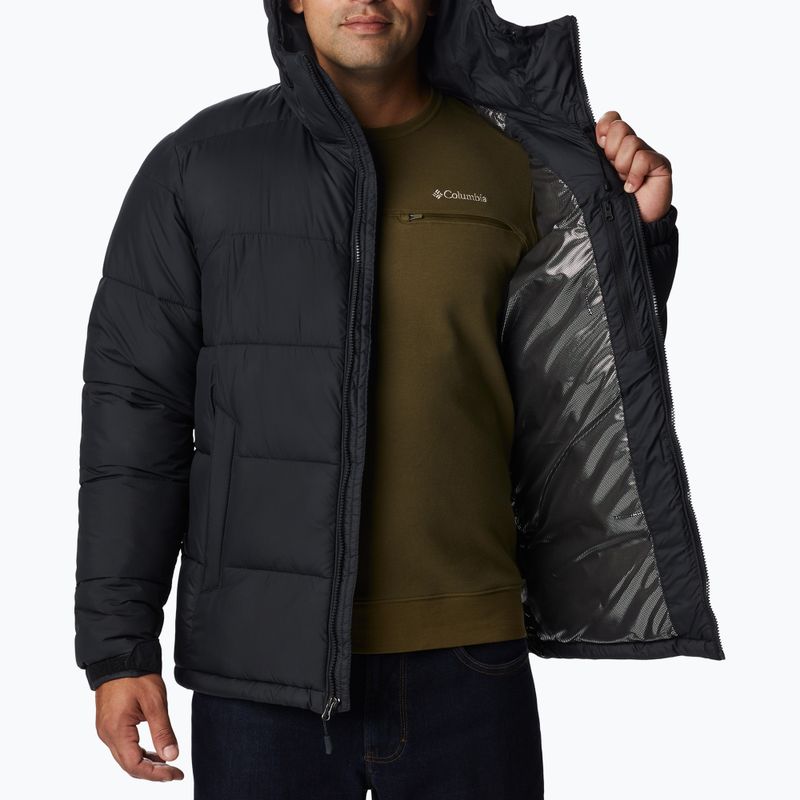 Columbia Pike Lake Hooded men's down jacket black 1738032 4
