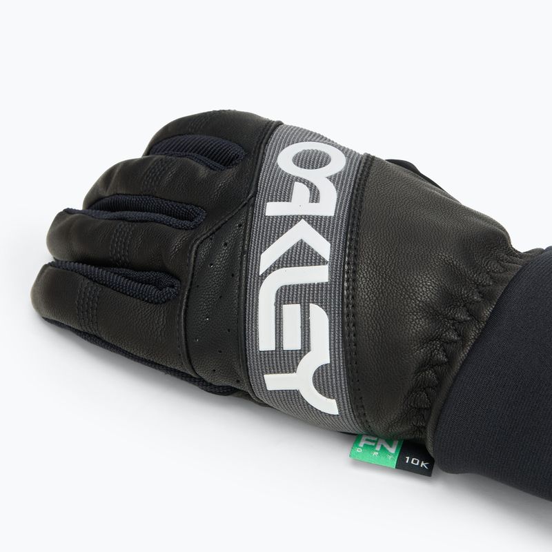 Men's Oakley Factory Winter Gloves 2.0 blackout ski gloves 4