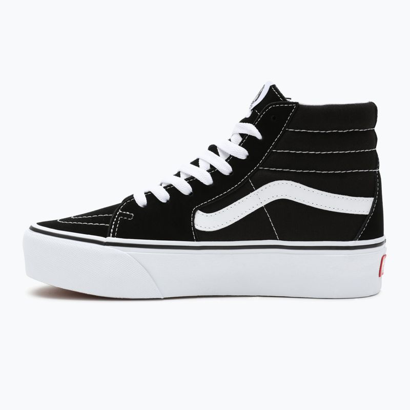 Vans UA SK8-Hi Platform 2.0 black/true white shoes 10