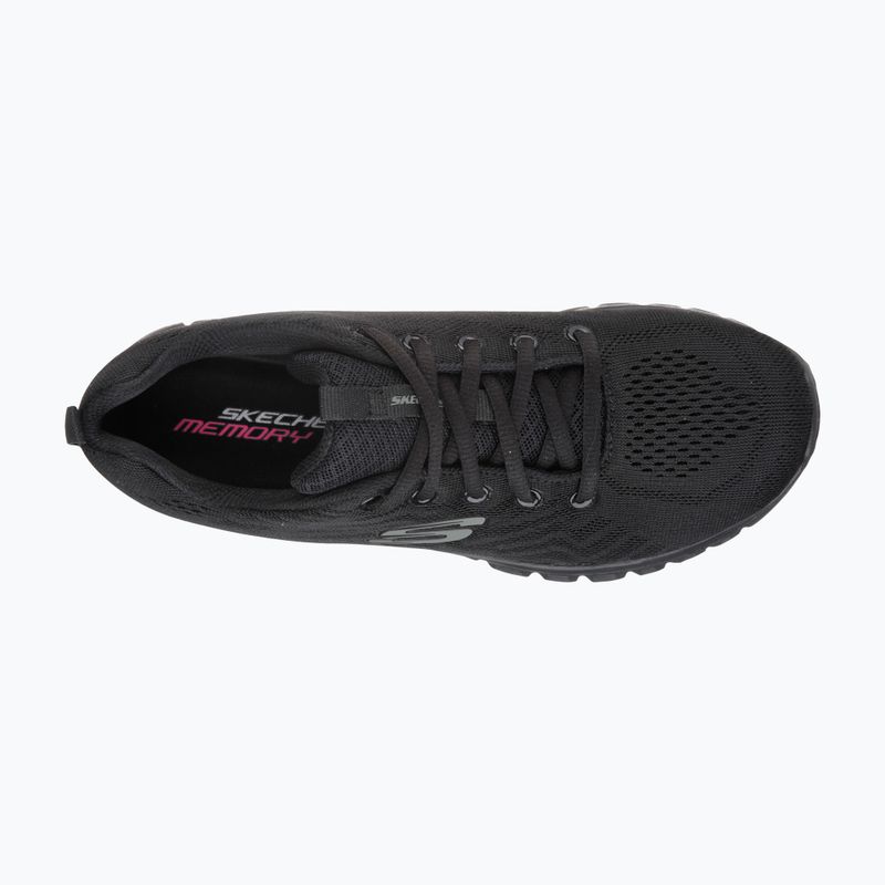 Women's training shoes SKECHERS Graceful Get Connected black 10