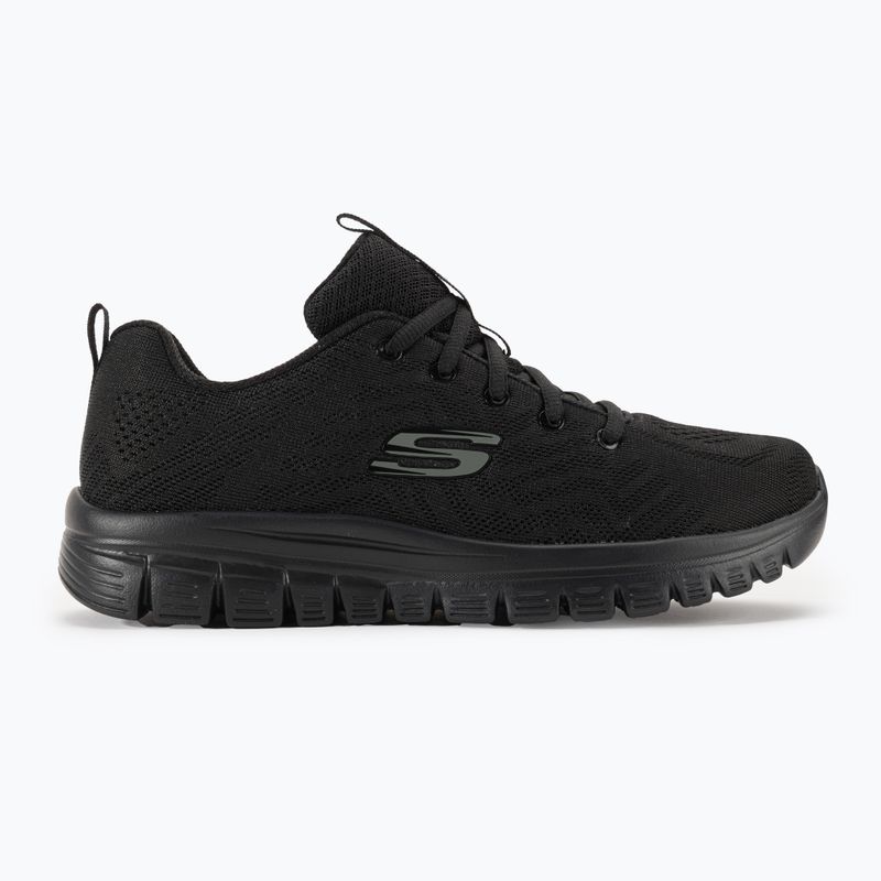 Women's training shoes SKECHERS Graceful Get Connected black 2