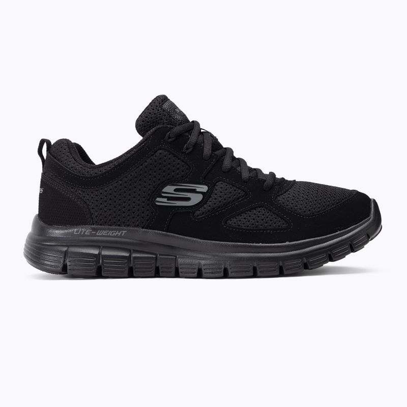 SKECHERS Burns Agoura black men's shoes 2