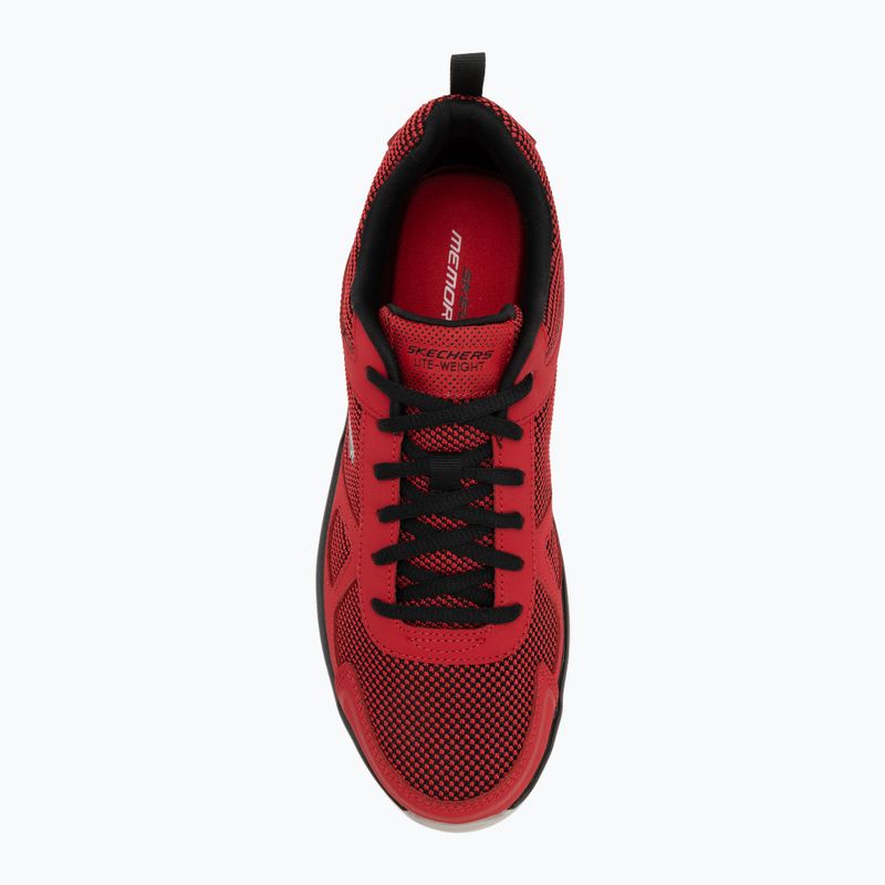 SKECHERS Track Bucolo red/black men's training shoes 5