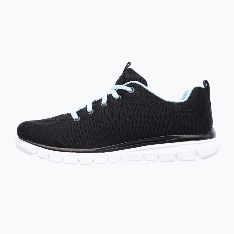 SKECHERS Graceful Get Connected women's training shoes black/turquoise 2