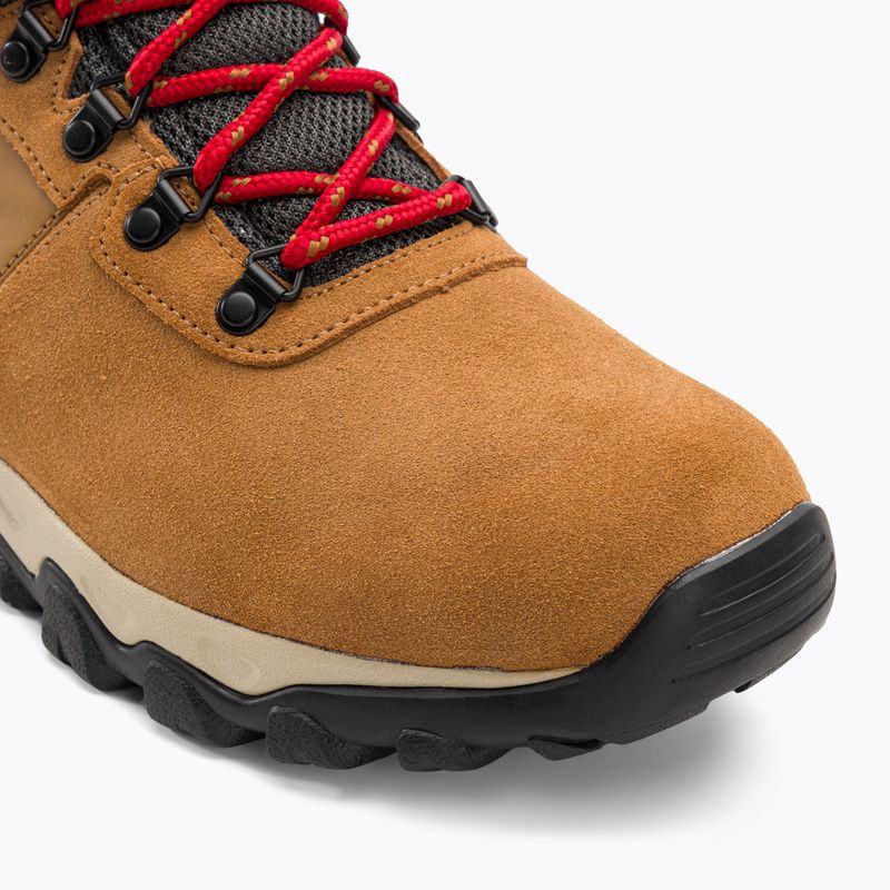Columbia Newton Ridge Plus II Suede WP elk/mountain red men's trekking boots 7