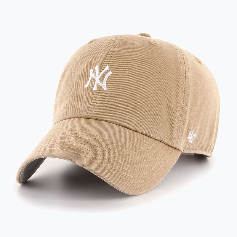 47 Brand MLB New York Yankees Base Runner cap CLEAN UP khaki