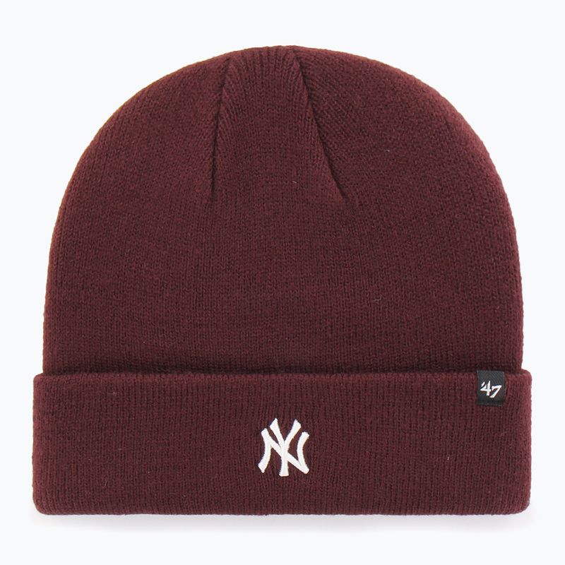 47 Brand MLB New York Yankees Centerfield winter beanie dark maroon