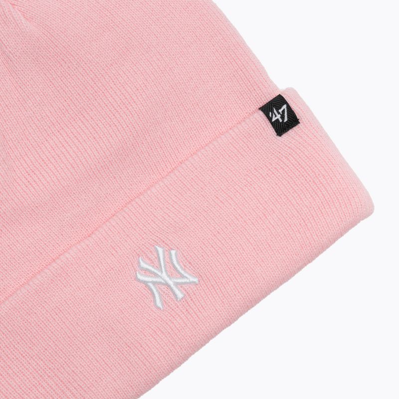 47 Brand MLB New York Yankees winter beanie centerfield pink 3