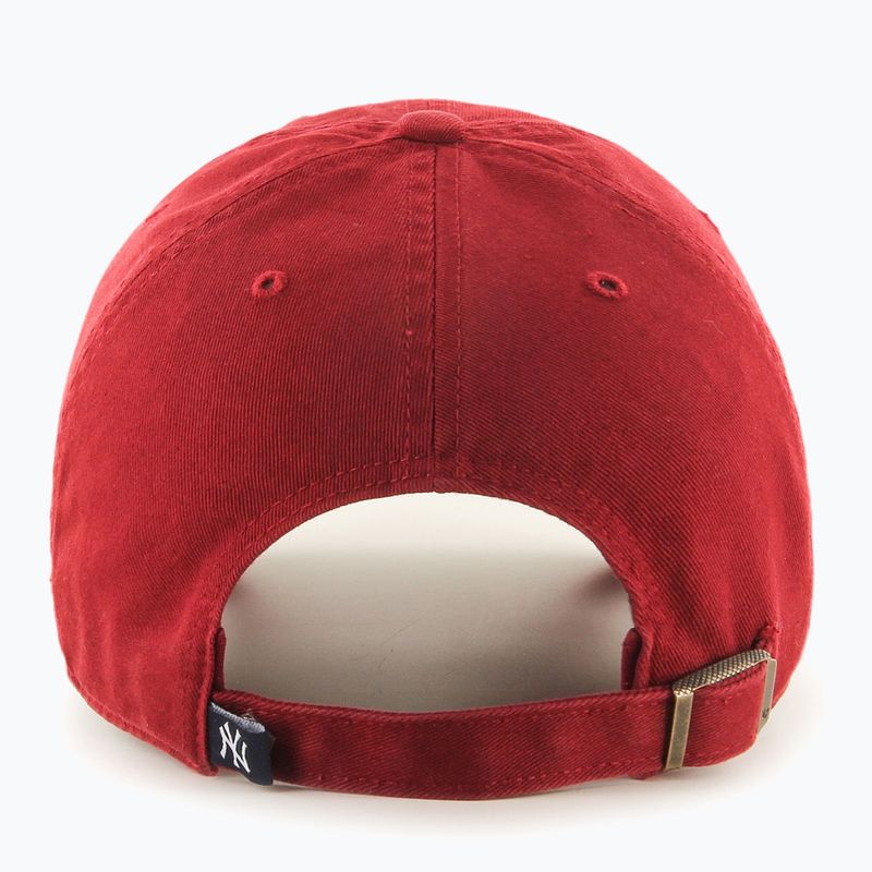 47 Brand MLB New York Yankees CLEAN UP razor red baseball cap 6