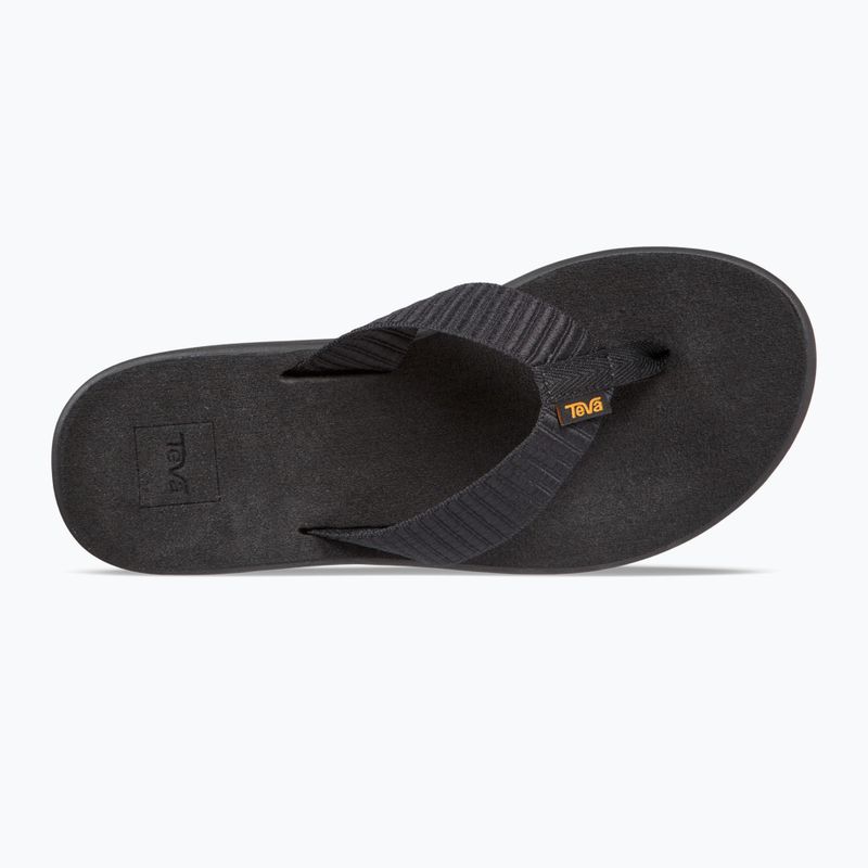 Women's flip flops Teva Voya Flip bar street black 12