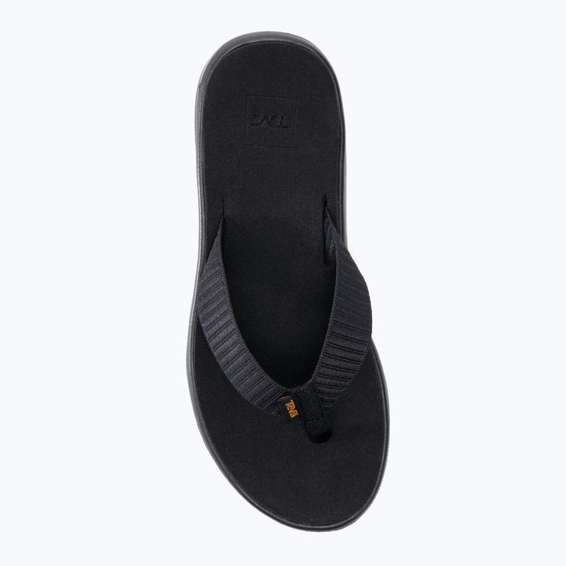 Women's flip flops Teva Voya Flip bar street black 5