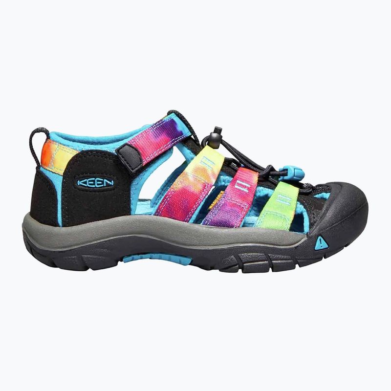 KEEN Newport H2 rainbow tie dye children's trekking sandals 8