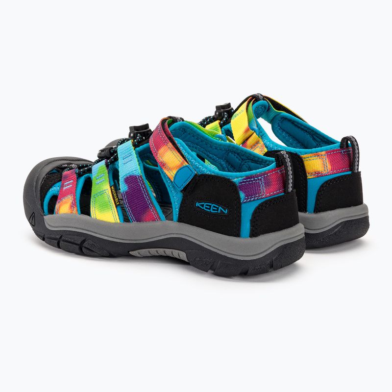 KEEN Newport H2 rainbow tie dye children's trekking sandals 3