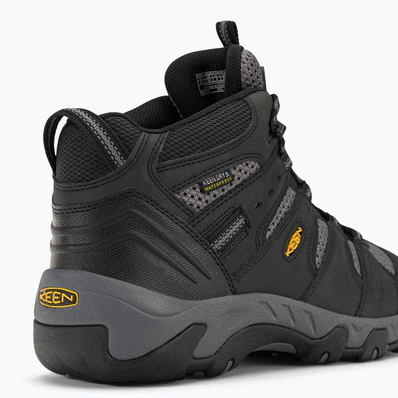 Men's trekking boots KEEN Koven Mid Wp black-grey 1020210 9