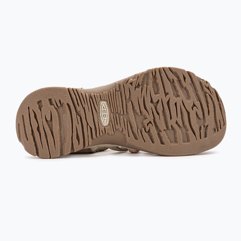 KEEN Whisper traupe/coral women's sandals 5