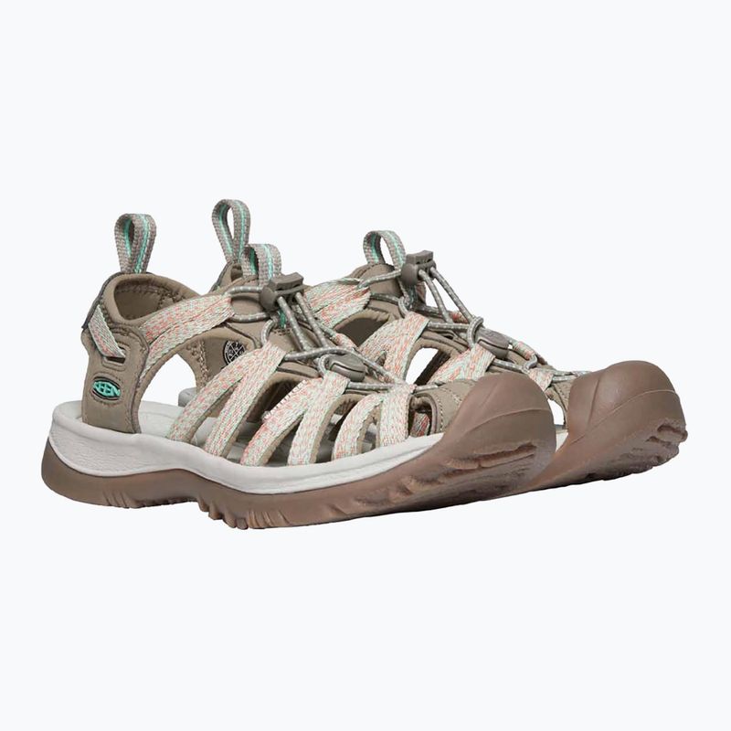 KEEN Whisper traupe/coral women's sandals 9