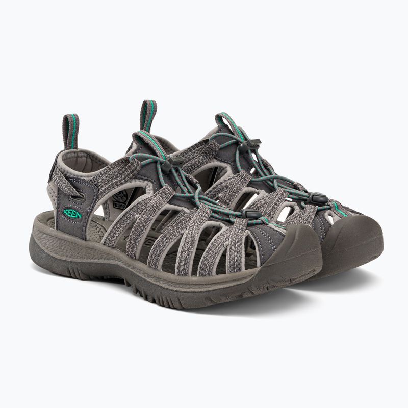 Keen Whisper Medium Grey women's trekking sandals 1022814 4