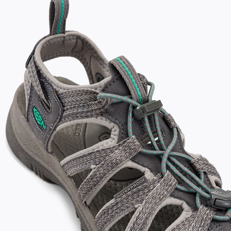 Keen Whisper Medium Grey women's trekking sandals 1022814 10