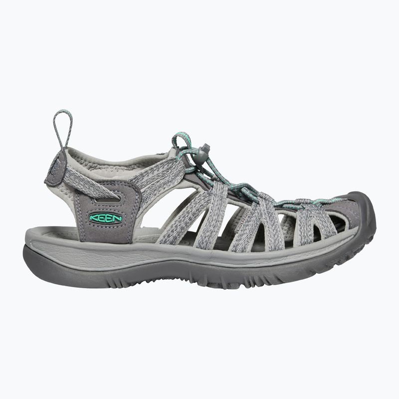 Keen Whisper Medium Grey women's trekking sandals 1022814 11