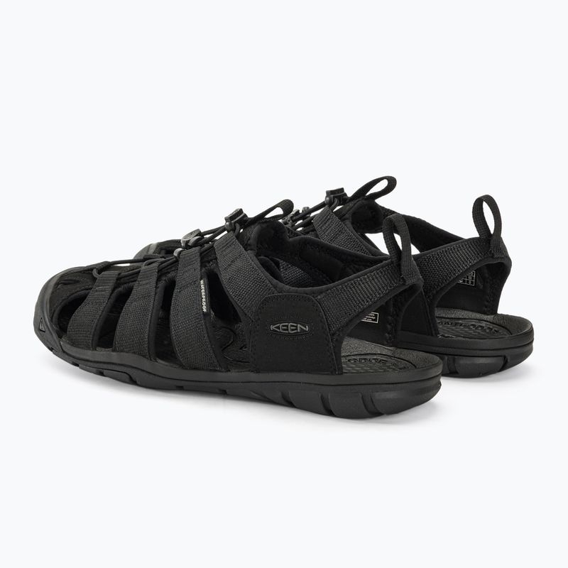 KEEN Clearwater CNX men's trekking sandals triple black 3
