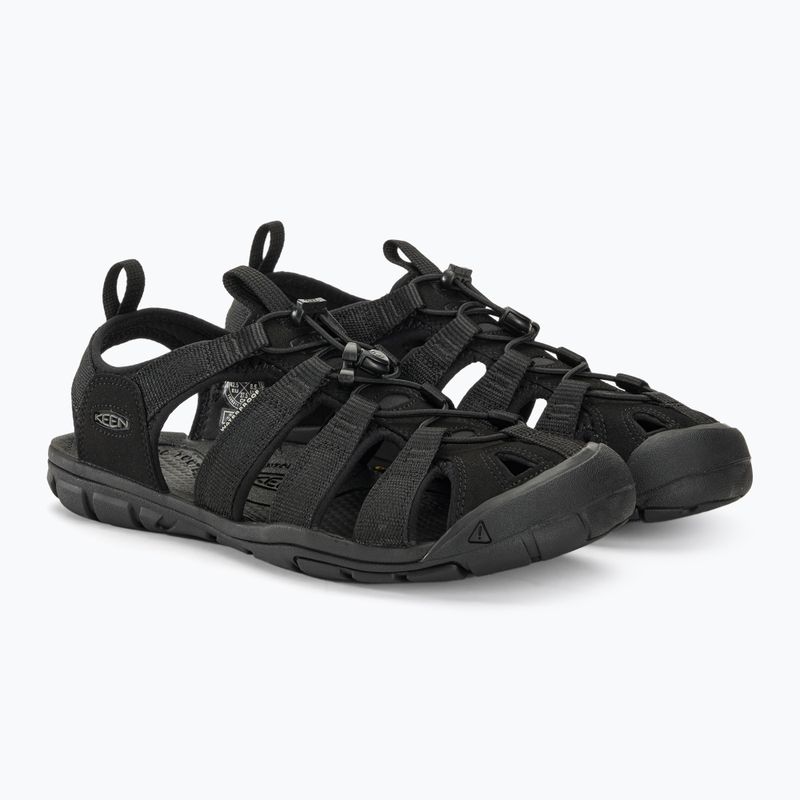 KEEN Clearwater CNX men's trekking sandals triple black 4