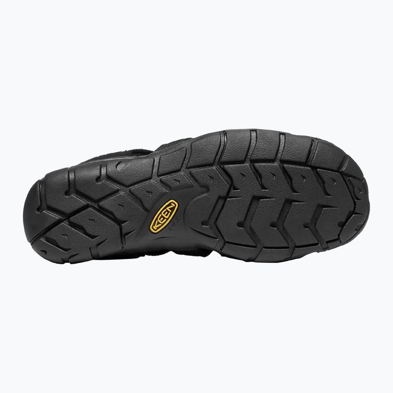 KEEN Clearwater CNX men's trekking sandals triple black 11