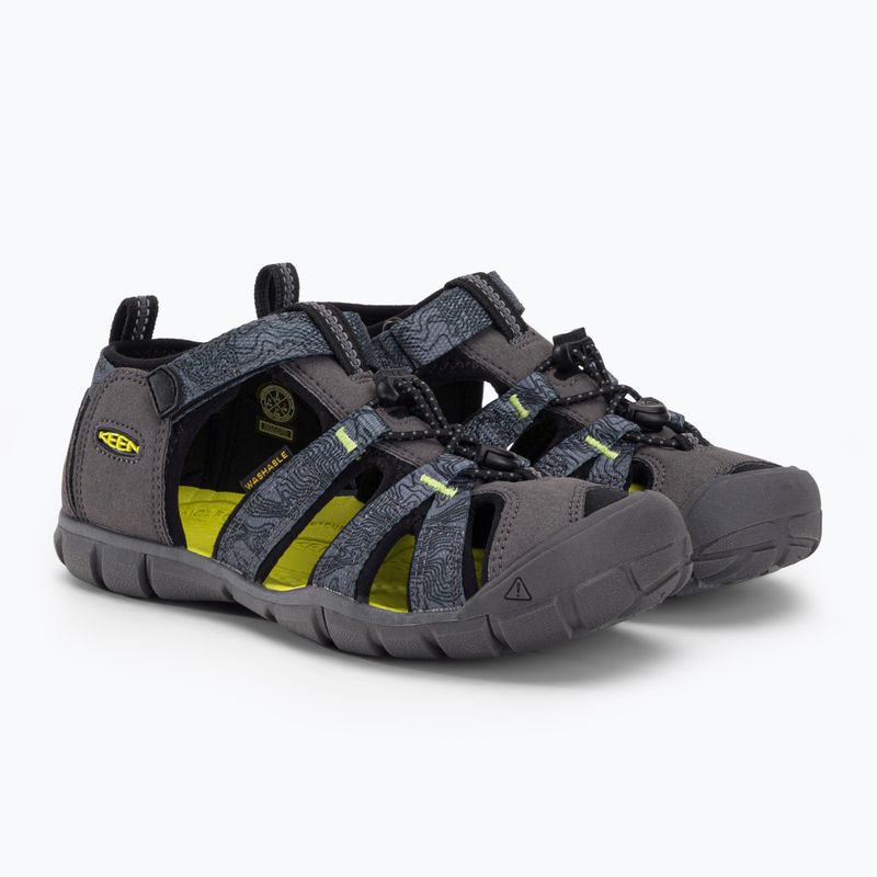 Keen Seacamp II CNX children's trekking sandals grey-green 1026321 4