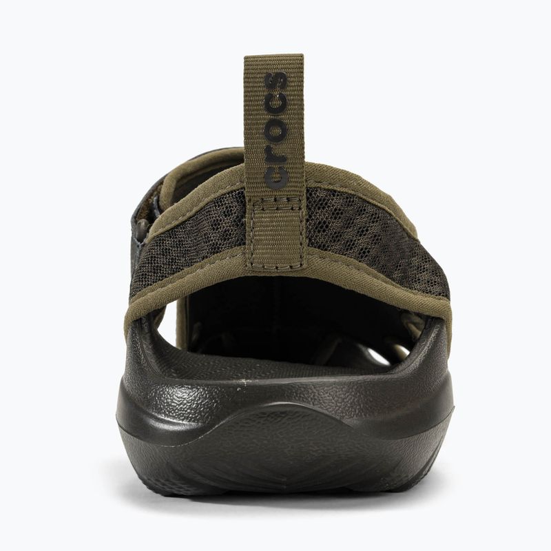 Men's Crocs Swiftwater Mesh Deck espresso sandals 6