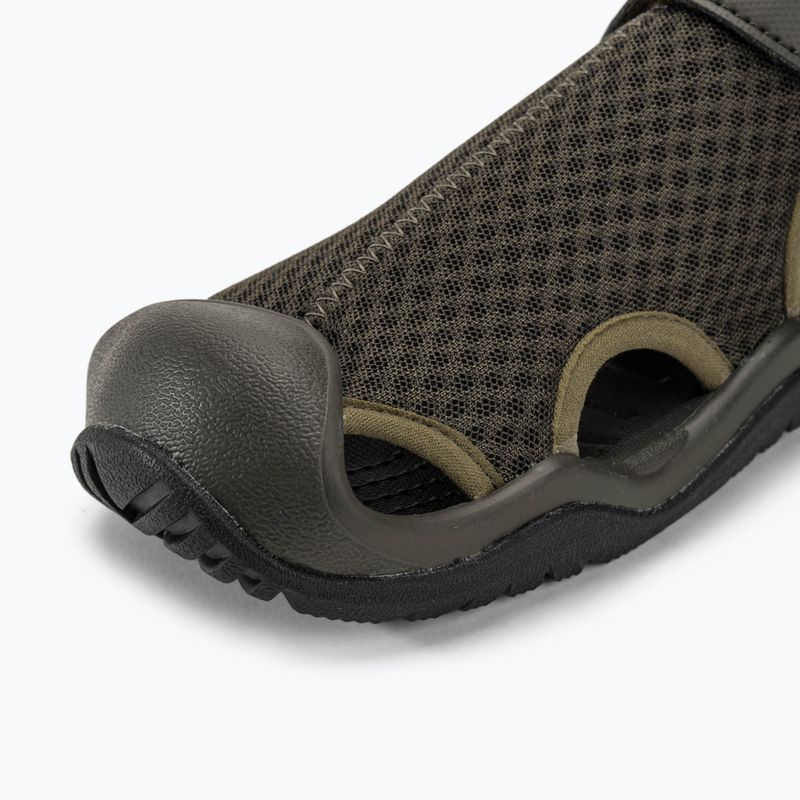 Men's Crocs Swiftwater Mesh Deck espresso sandals 7