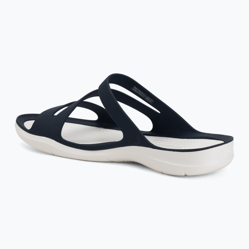 Women's slides Crocs Swiftwater Sandal navy/white 3