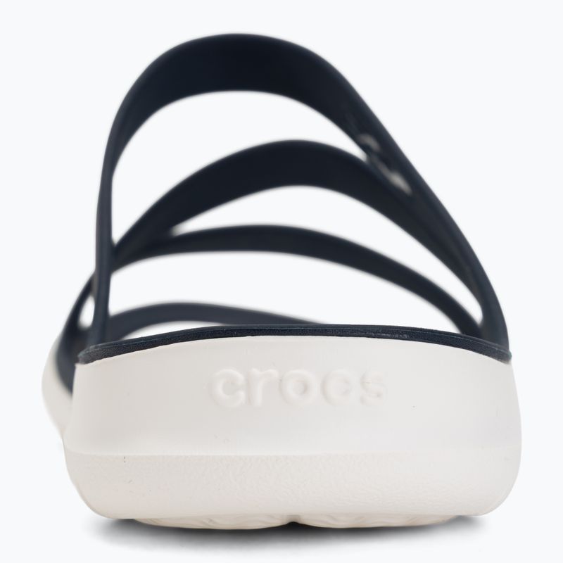 Women's slides Crocs Swiftwater Sandal navy/white 6