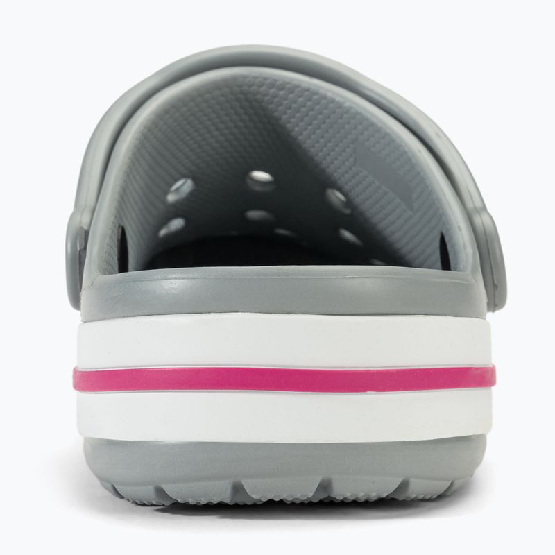 Crocs Bayaband Clog slides light grey/candy pink 7