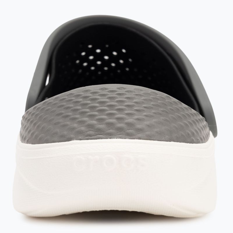 Crocs LiteRide Clog black/smoke flip-flops 7