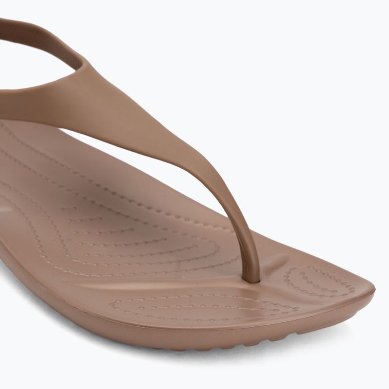 Women's flip-flops Crocs Sexi Flip bronze 7