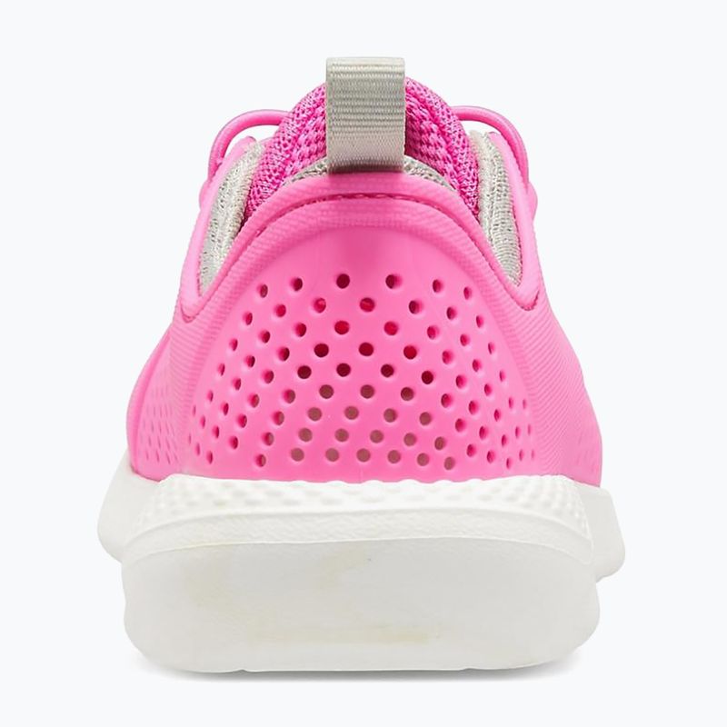 Crocs LiteRide Pacer electric pink/white children's shoes 9