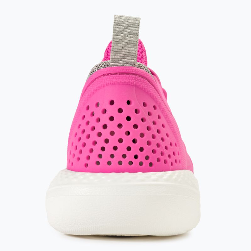Crocs LiteRide Pacer electric pink/white children's shoes 6