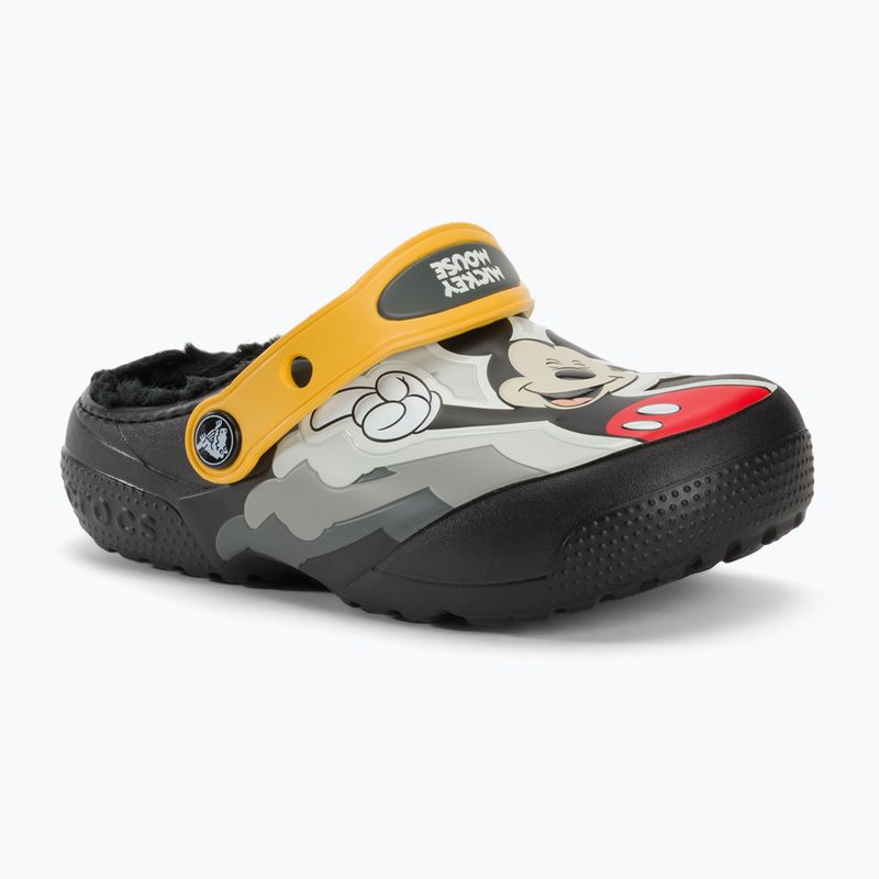 Children's Crocs Fun Lab Lined Disney Mickey Mouse Clog black 2