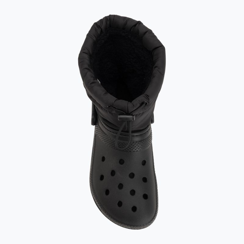 Snow boots Crocs Classic Lined Neo Puff Boot black/black 5