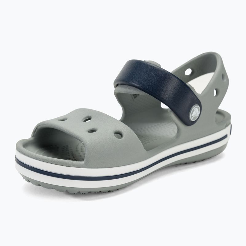 Crocs Crockband Kids Sandal light grey/navy 7