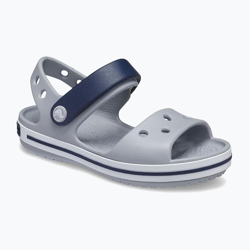 Crocs Crockband Kids Sandal light grey/navy 8