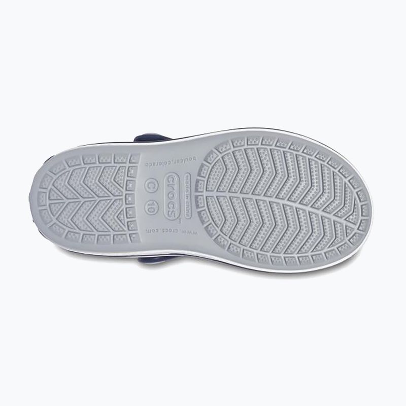 Crocs Crockband Kids Sandal light grey/navy 13