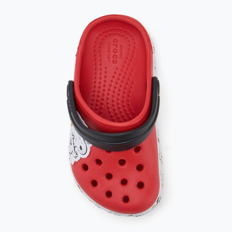 Crocs Fun Lab Snoopy Woodstock Clog Toddler flame flip-flops 6