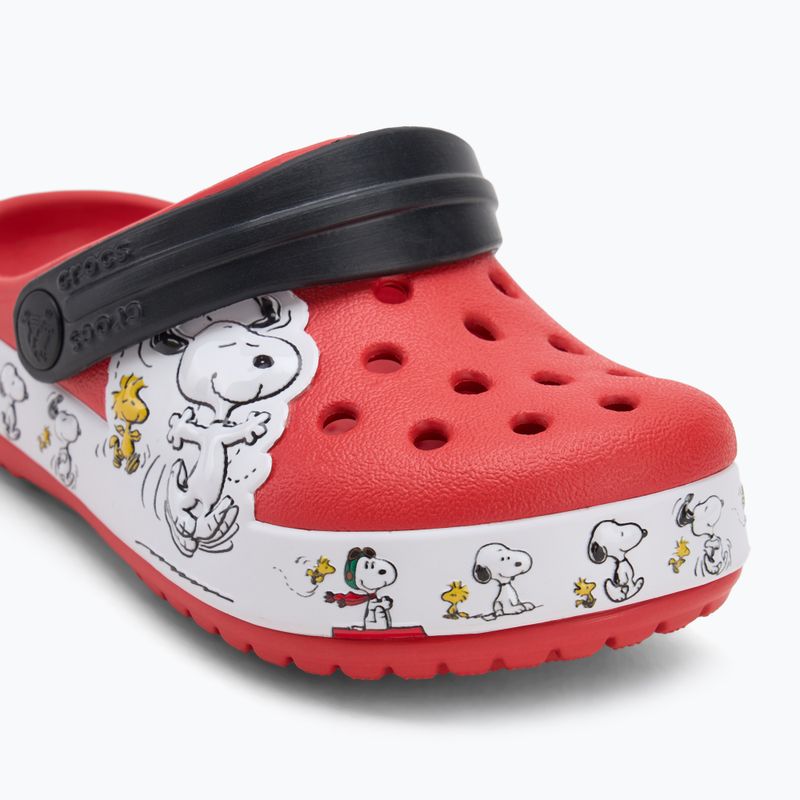 Crocs Fun Lab Snoopy Woodstock Clog Toddler flame flip-flops 8