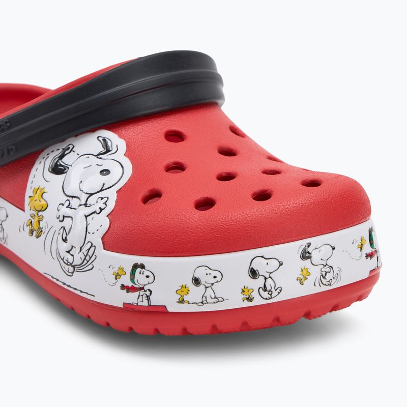 Crocs Fun Lab Snoopy Woodstock Clog Kids flame flip-flops 8