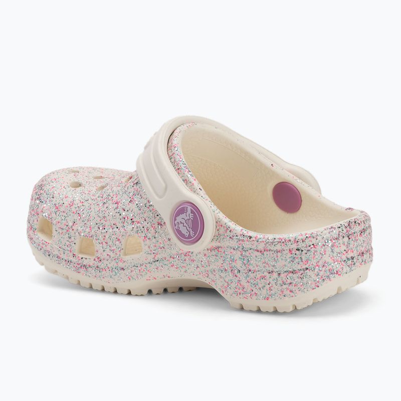Crocs Classic Glitter Clog Toddler oyster flip-flops 4