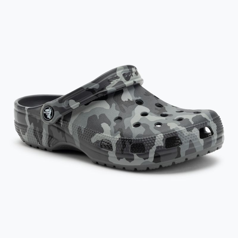 Crocs Classic Printed Camo Clog slate grey/multi flip-flops