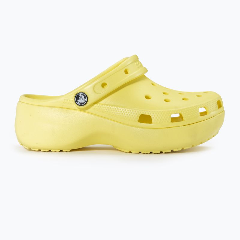 Women's Crocs Classic Platform Clog banana slides 4